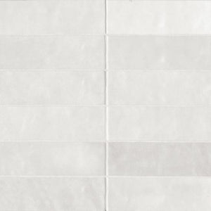 Bedrosians Cloe Collection White 2.5" x 8" Ceramic Tile (10.64 ft² Per Box)