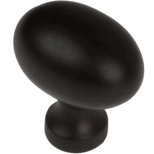 28.5 mm (1.125") Oil Rubbed Bronze Classic Oval Cabinet Knob