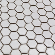 Load image into Gallery viewer, Total Home Distributors Matte White Hexagon 1&quot; x 1&quot; Mosaic Tile
