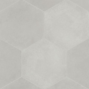 Bedrosians Makoto Collection Kuroi Grey Matte Hexagon 10" x 10" Porcelain Tile (10.76 ft² Per Box)