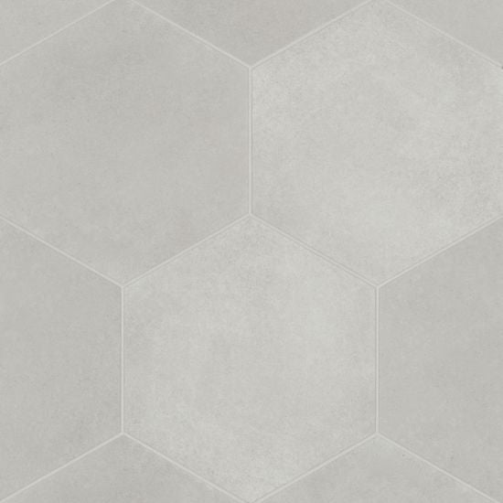 Bedrosians Makoto Collection Kuroi Grey Matte Hexagon 10