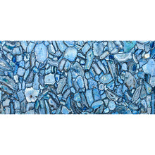 Load image into Gallery viewer, Raphael Stone Blue Agate Classic 120&quot; x 57&quot; Semi-Precious Stone Slab
