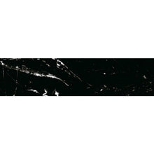 Load image into Gallery viewer, Siena Decor Marquina Collection Nero Matte 3&quot; x 12&quot; Ceramic Tile
