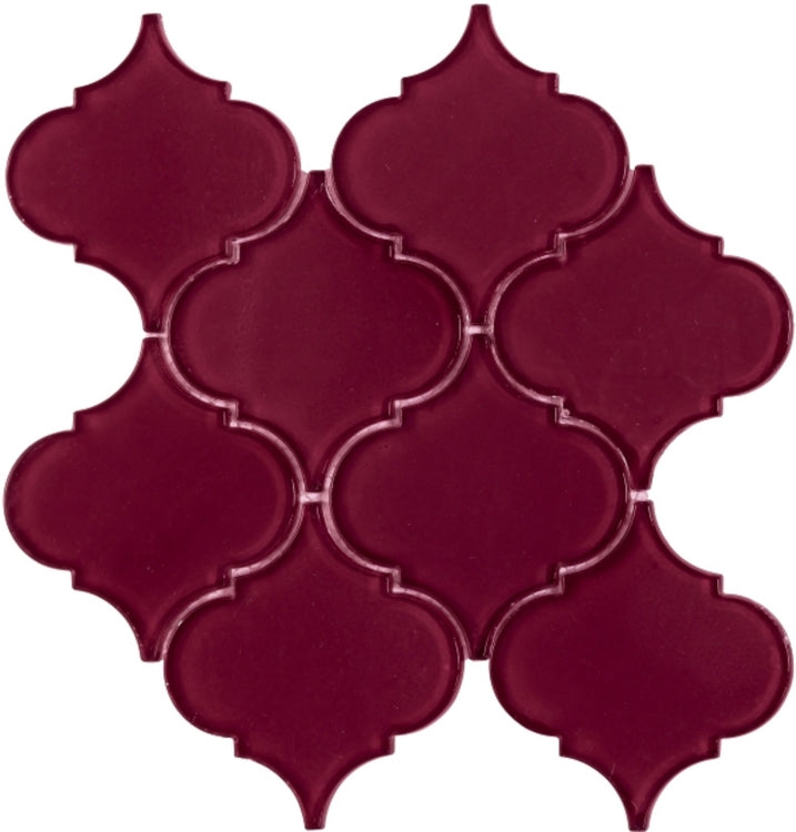 Elysium Tiles Arabesque Purple Red 10