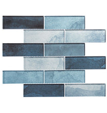 Load image into Gallery viewer, GT Westminster Collection Blue Jubilee 11.75&quot; x 12&quot; Mosaic Tile
