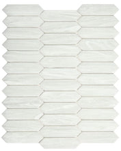 Load image into Gallery viewer, Elysium Tiles Arrow White 10.25&quot; x 12.5&quot; Mosaic Tile
