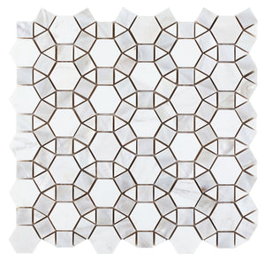 Elysium Tiles Diana Aether 11.5" x 12" Mosaic Tile