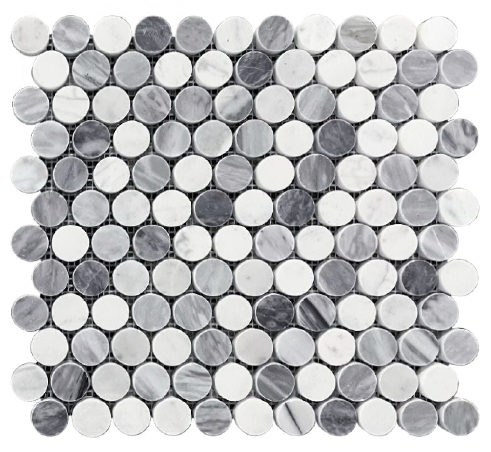 Elysium Tiles Penny Marble Dusk Polished 11