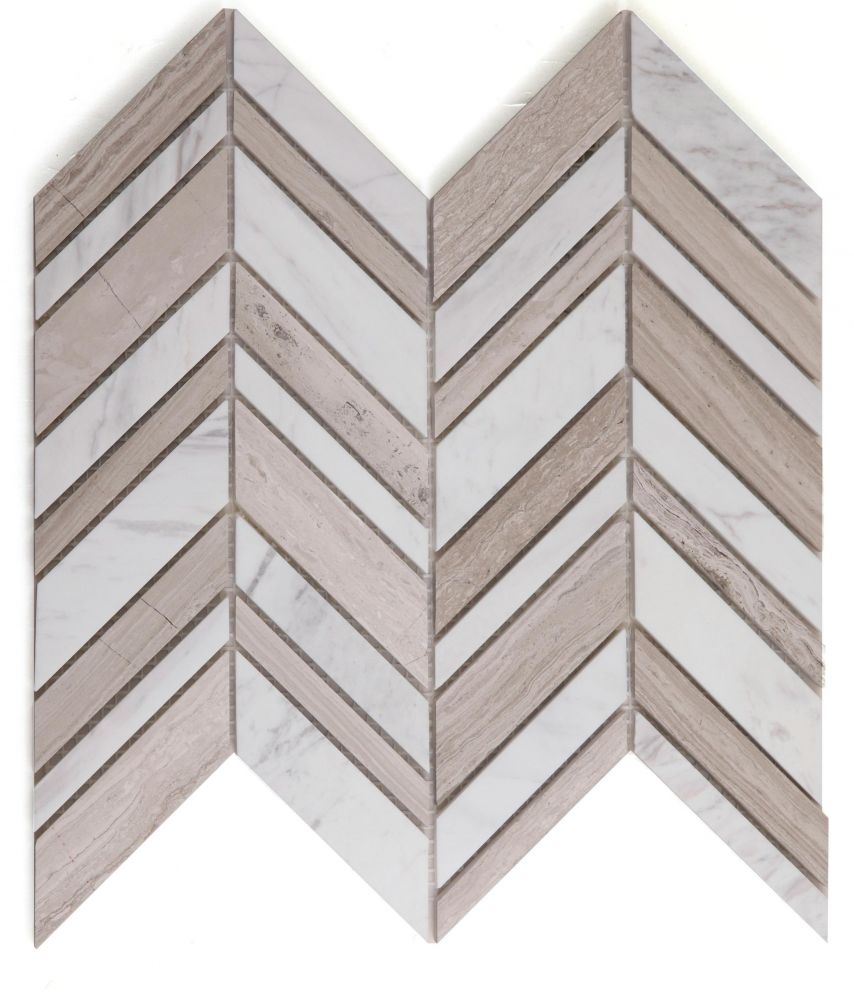 Elysium Tiles Chevron Shadow Loft 11.75