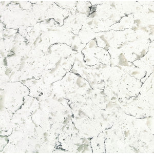 Elite Stone White Cloud Polished 108" x 42" Prefabricated Quartz Slab