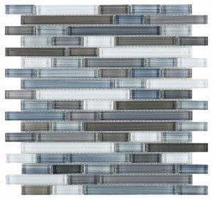 Elysium Tiles Rain Sky 11.75" x 12" Mosaic Tile