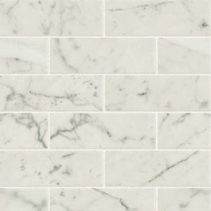 Bedrosians Classic 2.0 Collection Bianco Carrara 12" x 12" Mosaic Tile