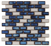 Load image into Gallery viewer, Elysium Tiles Brick Ocean 11.75&quot; x 11.75&quot; Mosaic Tile
