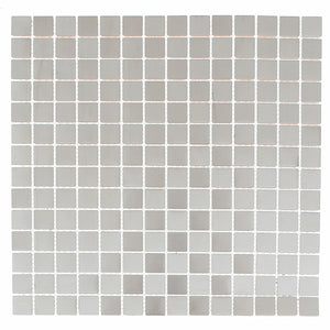 Ottimo Ceramics Steel Series 0.75" x 0.75" Square Stainless Steel 12" x 12" Mosaic Tile