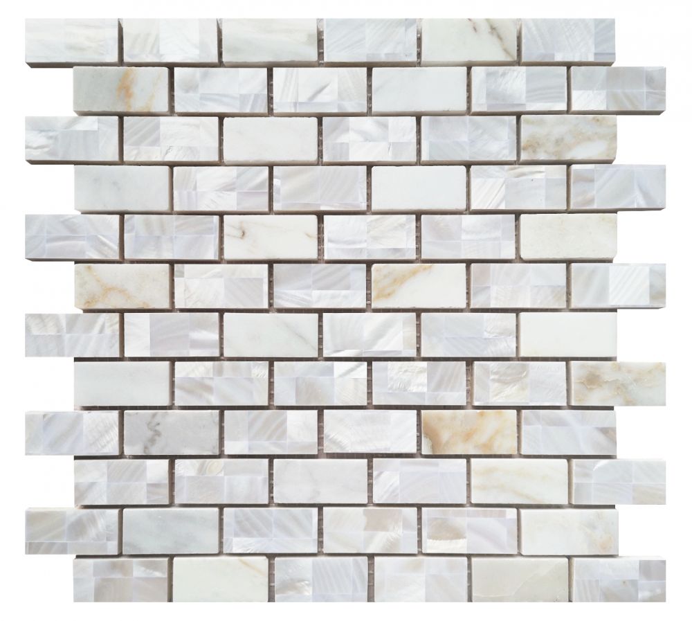 Elysium Tiles Diana Brick Calacatta 11.75