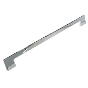 289mm (11.375") Center to Center Polished Chrome Thin Modern Bar Pull Cabinet Hardware Handle