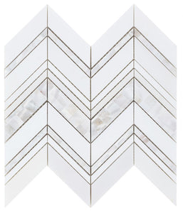 Elysium Tiles Diana Ravenna 11.75" x 12.25" Mosaic Tile