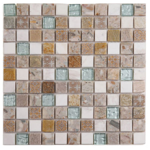 Elysium Tiles Selene Summer 11.75" x 11.75" Mosaic Tile