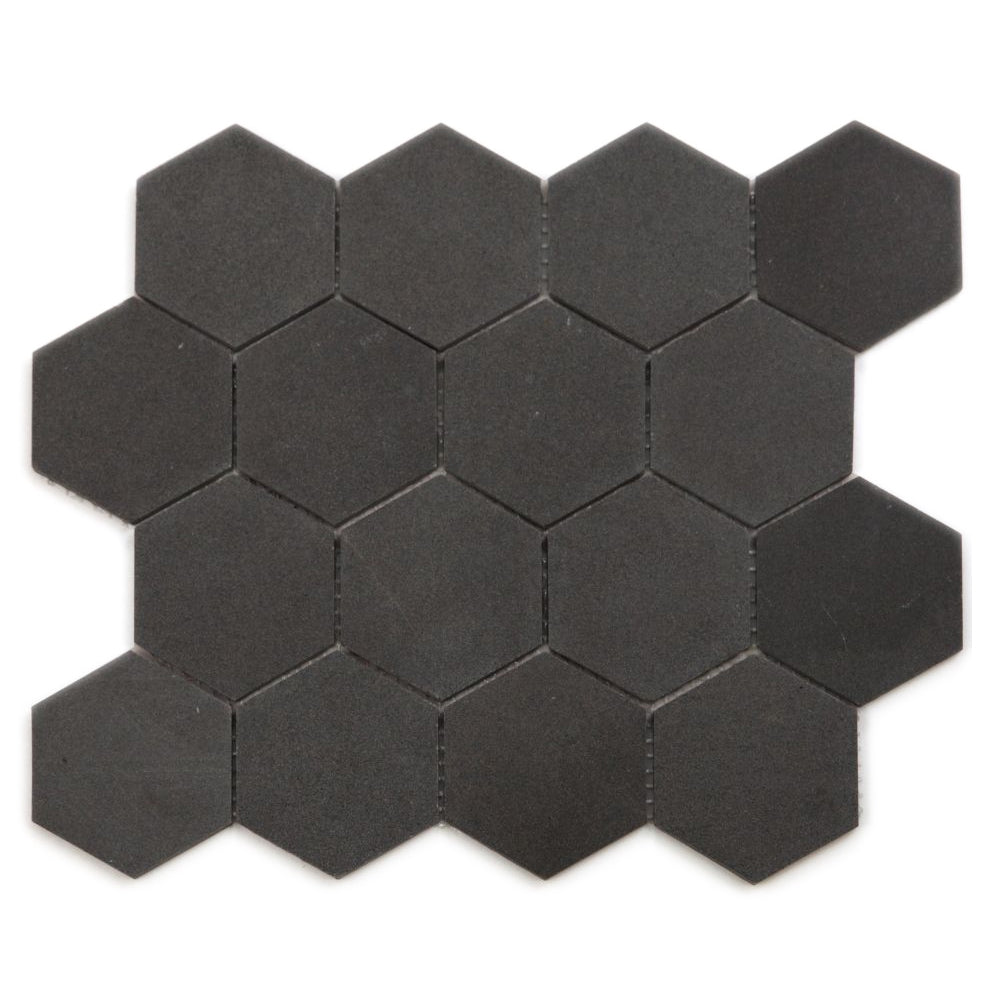 Elysium Tiles Hexagon Basalt 10.25