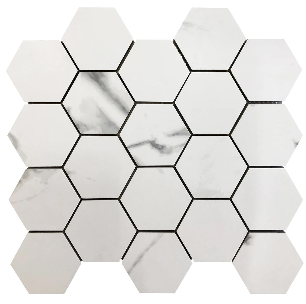 Ottimo Ceramics Calacatta Hexagon Porcelain 3