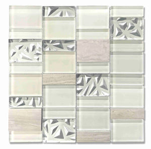 TZ Global PGMS132 12" x 12" Mosaic Tile