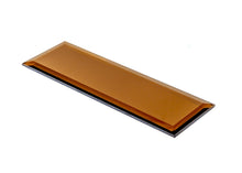 Load image into Gallery viewer, Total Home Distributors Glass Reflections Collection Beveled Copper 4&quot; x 12&quot; Subway Tile
