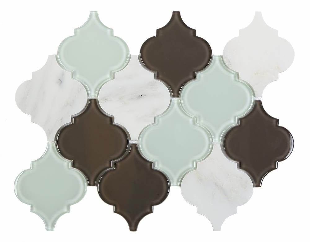 Ottimo Ceramics Regal Grey, White and Blue 0.72 ft² 10