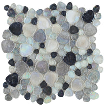 Load image into Gallery viewer, Elysium Tiles Inari Grey Pebble 12&quot; x 12&quot; Mosaic Tile
