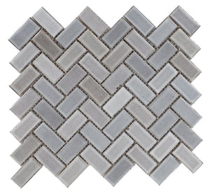 Elysium Tiles Tango Grey 9.5" x 11" Mosaic Tile