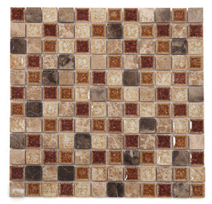 Elysium Tiles Princess Square 11.75" x 11.75" Mosaic Tile