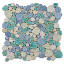 Load image into Gallery viewer, Elysium Tiles Sea Pebble 11.5&quot; x 11.5&quot; Mosaic Tile
