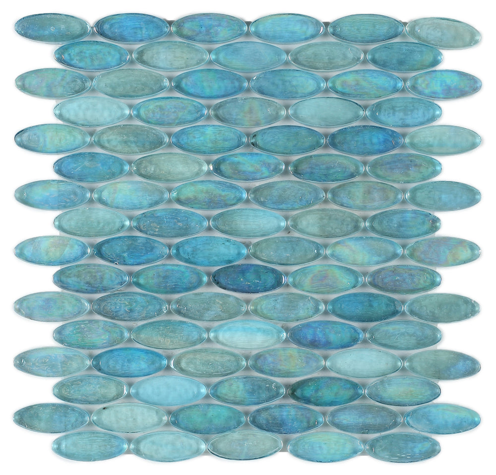 Elysium Tiles Malibu Turquoise Pebble 11