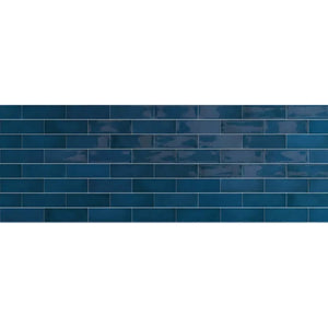 Total Home Distributors Village Collection Royal Blue 2.5" x 8" Glossy Subway Tile