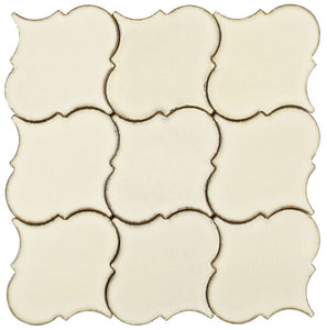 Elysium Tiles Calabash Ivory 6" x 6" Mosaic Tile