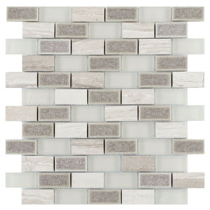 Elysium Tiles Bride 10.75" x 11.75" Mosaic Tile