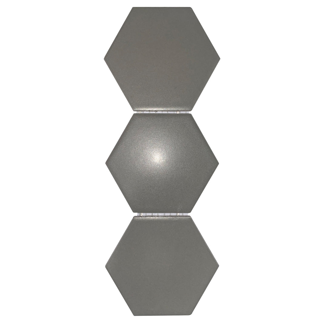 Total Home Distributors Matte Grey Hexagon 4