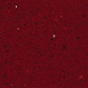 Qortstone Assorted Series Red Glitter 118" x 55" Quartz Slab