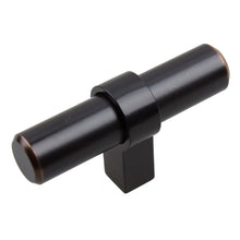 Load image into Gallery viewer, 57mm (2.25&quot;) European Oil Rubbed Bronze Solid Steel Cabinet T-Bar Knob
