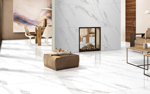 TW Orobico Bianco 24" x 48" Polished Porcelain Tile