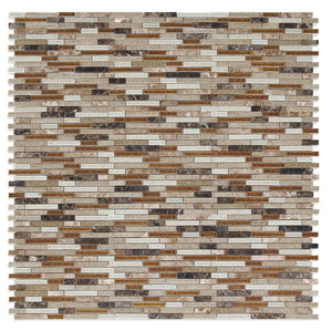 Elysium Tiles The Lady 12" x 12" Mosaic Tile