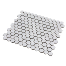 Load image into Gallery viewer, Total Home Distributors Matte White Hexagon 1&quot; x 1&quot; Mosaic Tile
