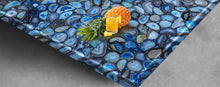 Load image into Gallery viewer, Raphael Stone Blue Agate Classic 120&quot; x 57&quot; Semi-Precious Stone Slab
