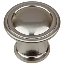 Load image into Gallery viewer, 25.5 mm (1&quot;)  Satin Nickel Classic Reeded Round Cabinet Knob
