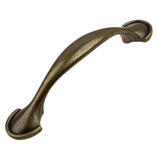 Load image into Gallery viewer, 76mm (3&quot;) Center to Center Brass Gold Classic Arch Pull Cabinet Hardware Handle
