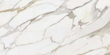 Load image into Gallery viewer, Porssa Calacatta Borghini Polished Bookmatched Side A 126&quot; x 63&quot; x 0.5&quot; Porcelain Slab

