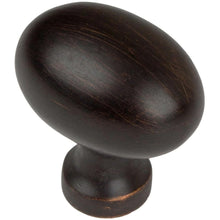 Load image into Gallery viewer, 28.5 mm (1.125&quot;) Oil Rubbed Bronze Classic Oval Cabinet Knob
