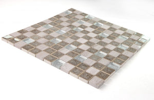 Elysium Tiles Swiss Grey New 11.75" x 11.75" Mosaic Tile