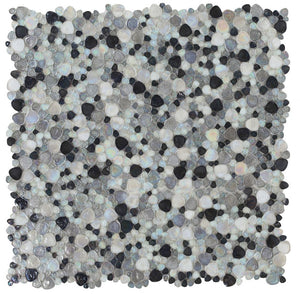 Elysium Tiles Inari Grey Pebble 12" x 12" Mosaic Tile