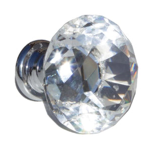 28.5 mm (1.125") Diamond Crystal Cabinet Knob