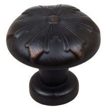 Load image into Gallery viewer, 28.5 mm (1.125&quot;) Satin Pewter Transitional Round Snowflake Cabinet knob
